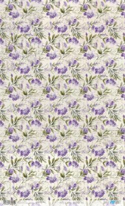 PFY-16461 - Papel de Arroz 54x33 cm 25-30 gr. (Lavender VIII) - pack 6 ud.