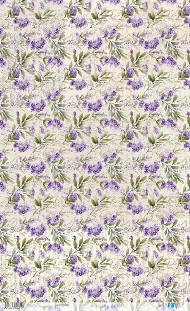 PFY-16461 - Papel Arroz 54x33 cm 25-30 gr. (Lavender VIII) - pack 6 ud.