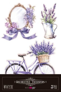 PFY-16463 - Decorative Transfers 20x30cm (Lavender) - pack 2 ud.