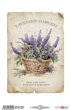 PFY-16464 - Thermo Transfers 20x30cm 8"x 12" 1 Hoja (Lavender I) - pack 3 ud.
