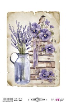 PFY-16465 - Thermo Transfers 20x30cm 8"x 12" 1 Hoja (Lavender II) - pack 3 ud.