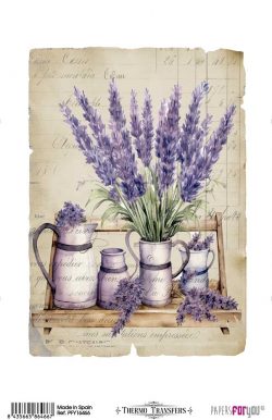 PFY-16466 - Thermo Transfers 20x30cm 8"x 12" 1 Hoja (Lavender III) - pack 3 ud.