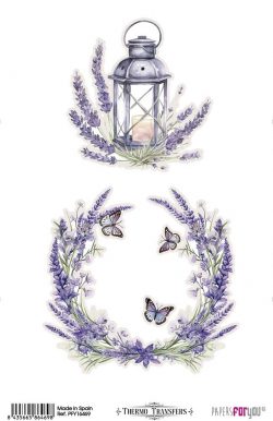 PFY-16469 - Thermo Transfers 20x30cm 8"x 12" 1 Hoja (Lavender VI) - pack 3 ud.