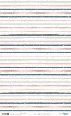 PFY-16499 - Papel Arroz 54x33cm 25-30 gr. (Christmas Village I) - pack 6 ud.