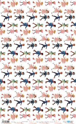 PFY-16502 - Papel Arroz 54x33cm 25-30 gr. (Christmas Village III) - pack 6 ud.