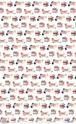 PFY-16504 - Papel Arroz 54x33cm 25-30 gr. (Christmas Village V) - pack 6 ud.