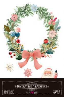 PFY-16509 - Decorative Transfers 20x30cm (Christmas Village) - pack 2 ud.