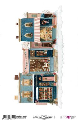 PFY-16511 - Thermo Transfers 20x30cm (Christmas Village I) - pack 3 ud.