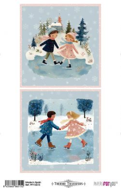PFY-16515 - Thermo Transfers 20x30cm (Christmas Village V) - pack 3 ud.