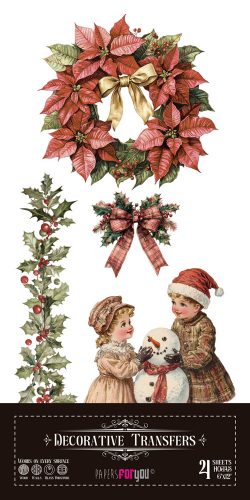 PFY-16555 - Decorative Transfers 15x30cm (Christmas Memories)