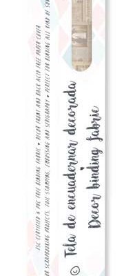 CPFY-14379 - Caja Tela Encuadernar Decorada 70x50cm (Wizarding Adventure Newspapers) - pack 6 ud.
