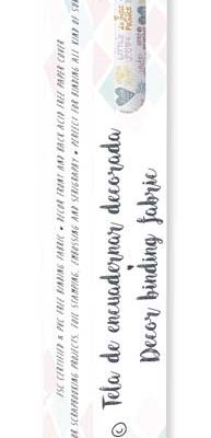 CPFY-10595 - Caja Tela Encuadernar Decorada 70x50cm (Le Petit Prince Lettering) - pack 6 ud.