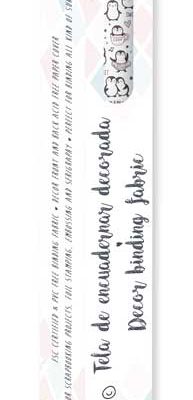 CPFY-3519 - Caja Tela Encuadernar Decorada 70x50cm (Sweet & Cozy) - pack 6 ud.