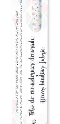 CPFY-3520 - Caja Tela Encuadernar Decorada 70x50cm (Clouds & Stars) - pack 6 ud.