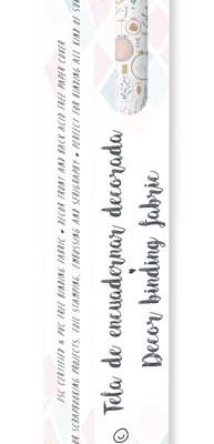 CPFY-3525 - Caja Tela Encuadernar Decorada 70x50cm (Sewing Love) - pack 6 ud.