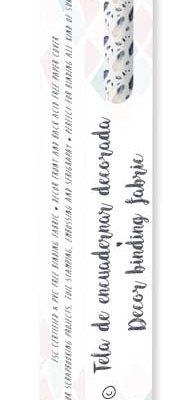 CPFY-3528 - Caja Tela Encuadernar Decorada 70x50cm (Feathers) - pack 6 ud.