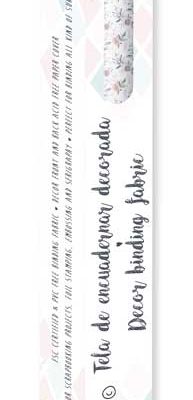 CPFY-3535 - Caja Tela Encuadernar Decorada 70x50cm (Small Roses) - pack 6 ud.