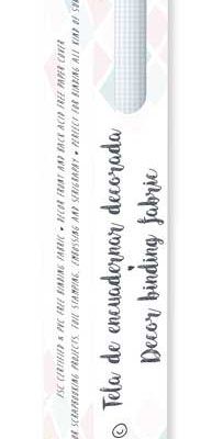 CPFY-3547 - Caja Tela Encuadernar Decorada 70x50cm (Vichy Azul Bebe) - pack 6 ud.