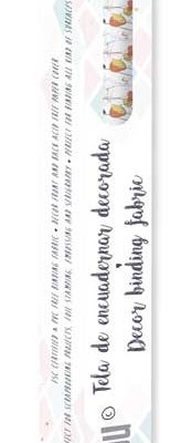 CPFY-4250 - Caja Tela Encuadernar Decorada 70x50cm (Modern Floral) - pack 6 ud.
